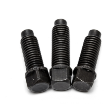 M10*14mm Carbon Steel Black Oxide Gr12.9 Square set screws with chamfered end